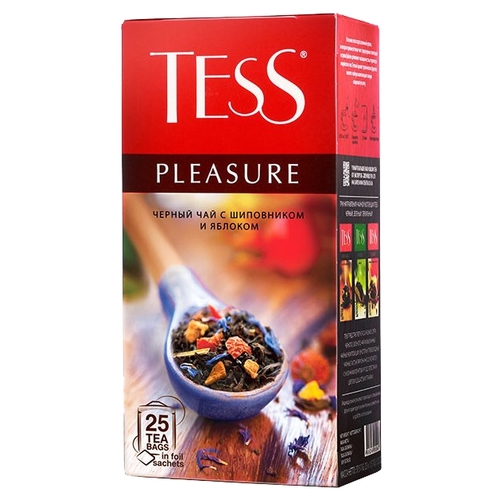 Чай черный Tess Pleasure в пакетиках Корона 