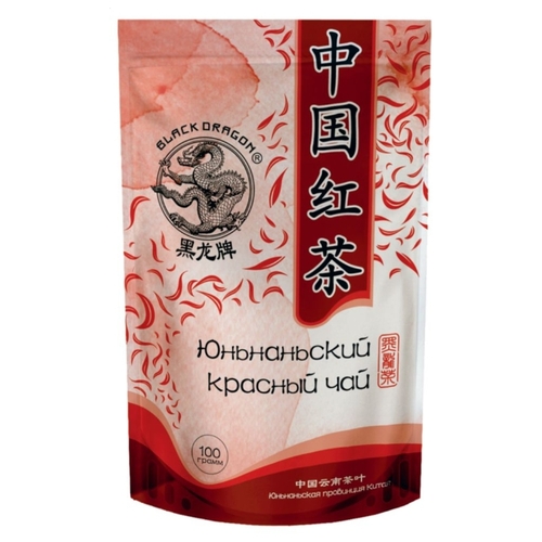 Чай красный Black dragon Юньнаньский Корона 