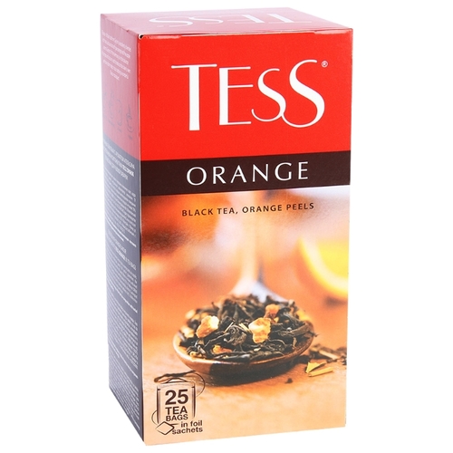 Чай черный Tess Orange в пакетиках Корона 
