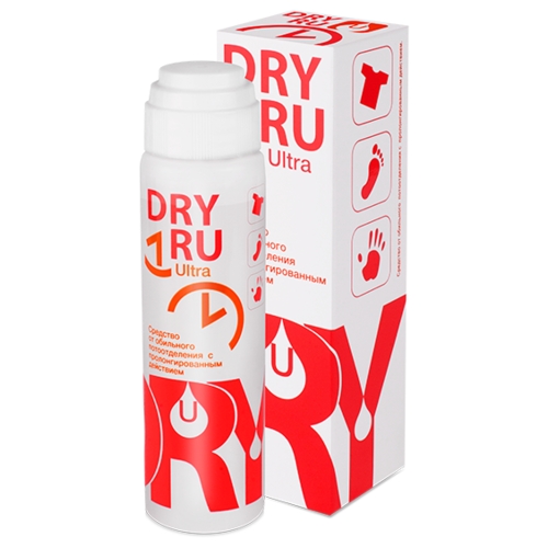 Dry RU антиперспирант, дабоматик, Ultra Косметичка Мозырь