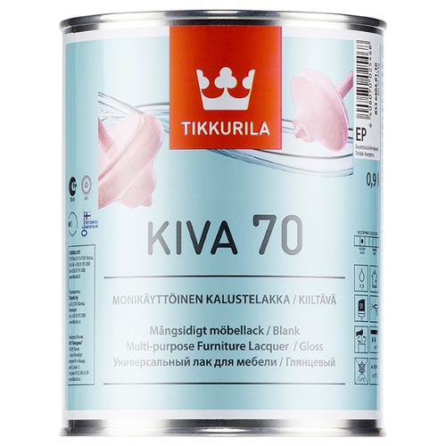 Лак Tikkurila Kiva 70 (0.9 л) полиакриловый Космо 