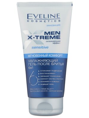 Men X-Treme Увлажняющий гель после бритья 6 в 1 Eveline Cosmetics, объем: 150 мл Космо 