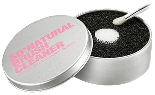 Спонж So'natural для сухой чистки макияжных кистей Brush Dry Clean Sponge Кравт 