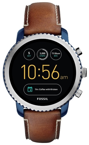 Часы FOSSIL Gen 3 Smartwatch Q Explorist (leather) Кристалл 