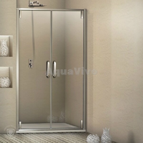 Душевая дверь Weltwasser WW900 900К2-90 90х195, стекло прозрачное, профиль хром Кск 