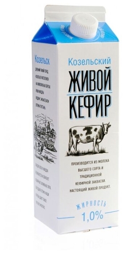 Козельский молочный завод кефир живой Квартал вкуса Жодино