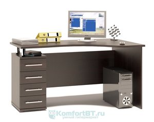 Компьютерный стол СОКОЛ КСТ-104.1 Лагуна Лепель