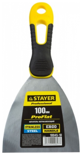 Шпатель малярный STAYER 10045-10 100 мм Мастерок 