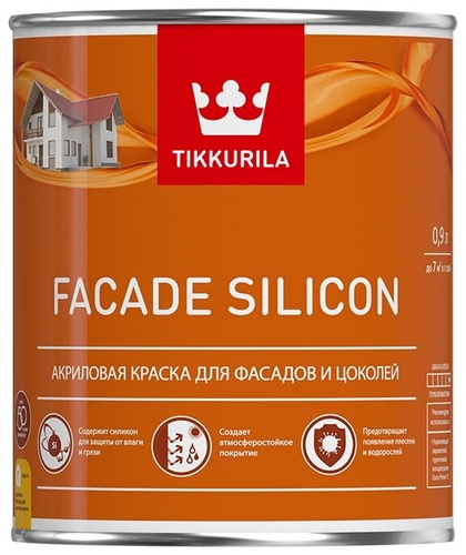 Краска силиконовая Tikkurila Facade Silicon