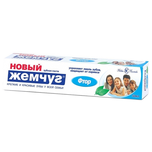 Зубная паста Новый Жемчуг Фтор Мила Клецк