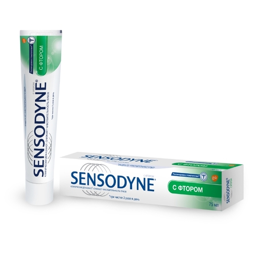 Зубная паста Sensodyne С фтором, для чувствительных зубов