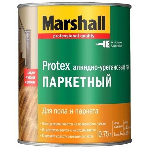 Лак Marshall Protex Parke Cila 90 (0.75 л) алкидно-уретановый