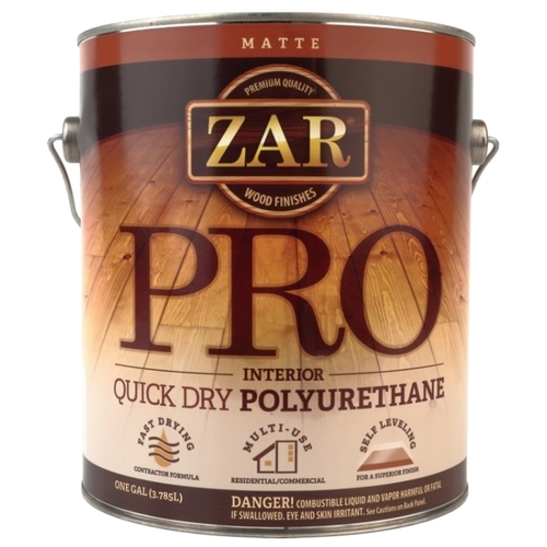 Лак ZAR Pro Interior Quick Dry Polyurethane матовый (3.78 л) полиуретановый