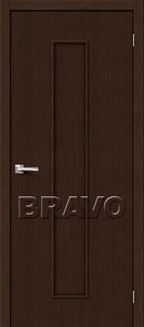 Дверь Браво/Dveri Bravo/Тренд-13 3D Wenge, двери межкомнатные 2000x600 Миля 