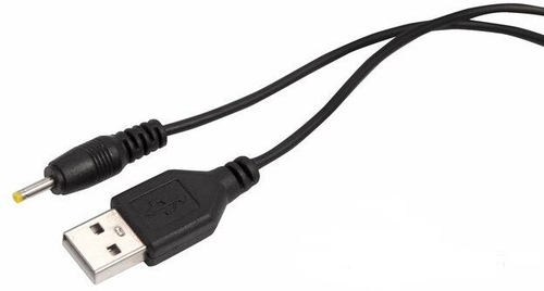 Шнур-адаптер Rexant штекер USB-А - штекер DC 0.7х2.5 мм, 1 м {18-1155}