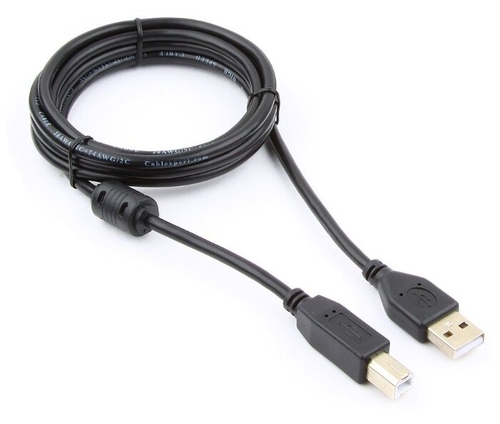 Кабель Cablexpert USB-A - USB-B (CCF-USB2-AMBM-6) 1.8 м На связи 