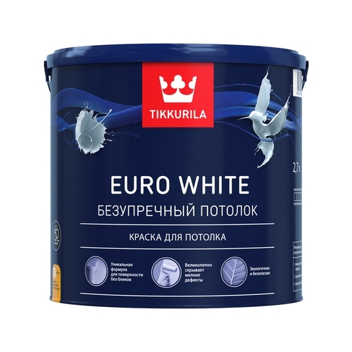 Краска Tikkurila Euro White для