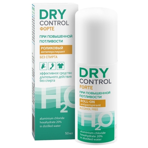 DryControl антиперспирант, ролик, Forte H2O