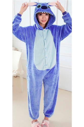 Детская пижама кигуруми Синий Стич Остин 
