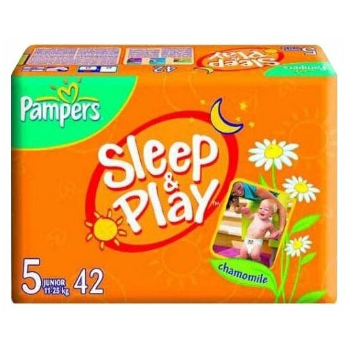 Pampers подгузники Sleepamp;Play 5 (11-25 Остров Чистоты Лида