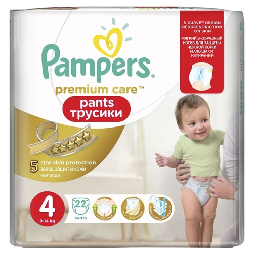 Pampers Premium Care трусики 4 Остров Чистоты Иваново