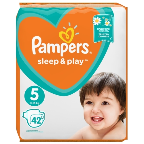 Pampers подгузники Sleepamp;Play 5 (11-16 Остров Чистоты Лида