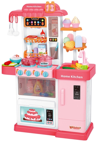 Детская игровая кухня WD-P35 «Мила Прима» с большим холодильником, 