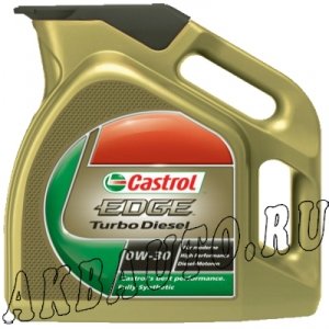 Моторное масло Castrol Edge Turbo Diesel 0W-30 4 л, объем упаковки: 4 л