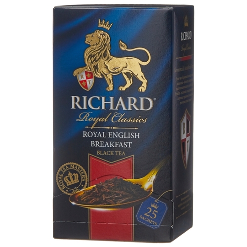 Чай черный Richard Royal english breakfast в пакетиках ПерекрестОК 