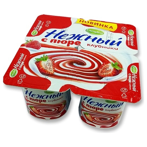 Йогуртный продукт Campina нежный с ПерекрестОК 