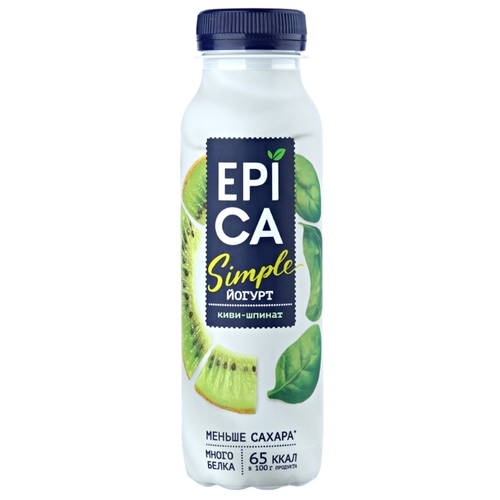 Питьевой йогурт EPICA Simple киви-шпинат ПерекрестОК 