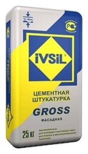 Штукатурка Ivsil Gross, 25 кг
