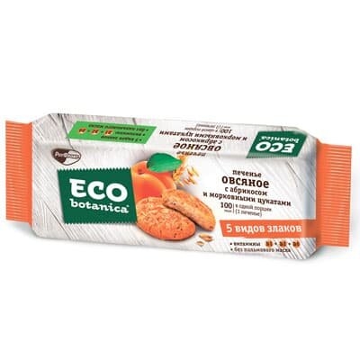 Печенье овсяное Eco Botanica с