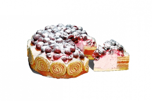 Торт Лесная ягода с вишней У Палыча 1000г Продтовары 
