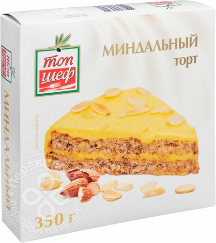 Торт Топ Шеф Миндальный замороженный Продтовары Брест