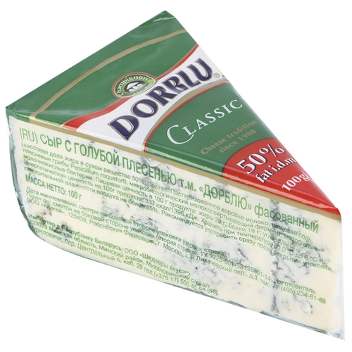 Сыр DORBLU Classic дорблю мягкий с голубой плесенью 50% Санта 