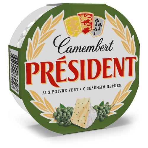 Сыр President Камамбер с зеленым