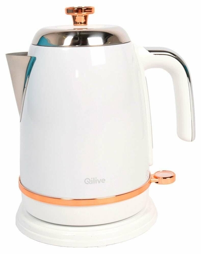 Чайник электрический Qilive Kettle Q5609 белый, золотой Сима ленд 