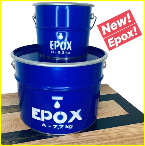 Эпоксидная прозрачная смола EPOX для мебели и столешниц с отвердителем 10 kg