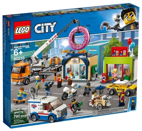 Конструктор LEGO City 60233 Открытие магазина по продаже пончиков Сима ленд 