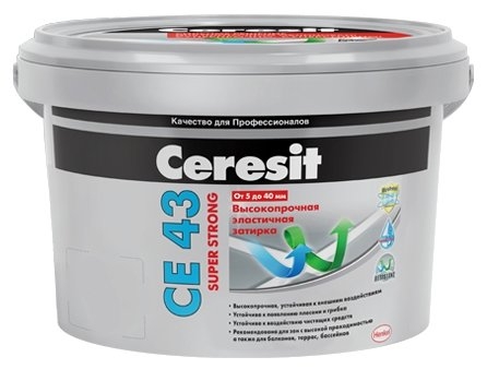 Затирка Ceresit CE 43 Super Strong 2 кг Сквирел 