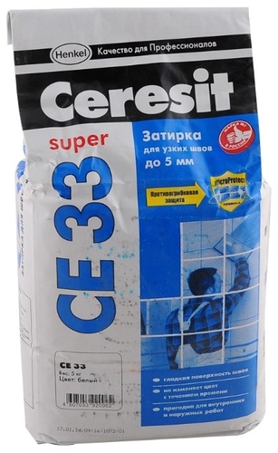 Затирка Ceresit CE 33 Super Сквирел 