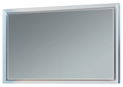 Зеркало Marka One Romb 90 White (90х60) в раме Сквирел 