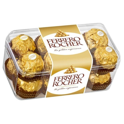 Набор конфет Ferrero Rocher из молочного шоколада, с начинкой из крема и лесного ореха, 200г