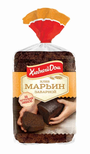 Хлеб Марьин заварной в нарезке 350 г.