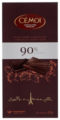 Шоколад Cemoi Горький 90% какао SPAR 
