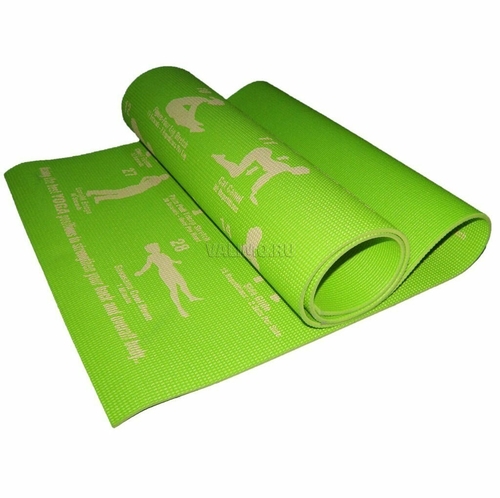 Коврик для йоги и фитнеса, зеленый 172x61x0,6 см Спортмастер 