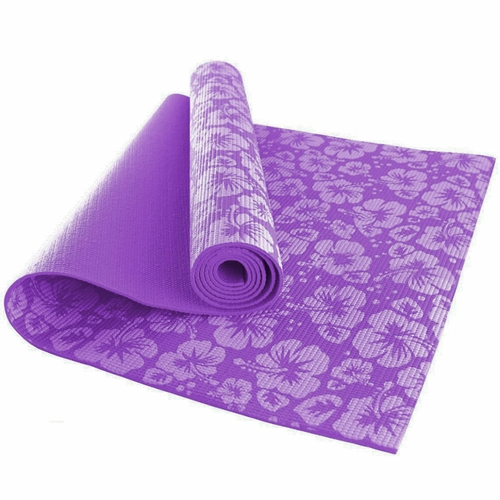 Коврик для йоги ПВХ фиолетовые