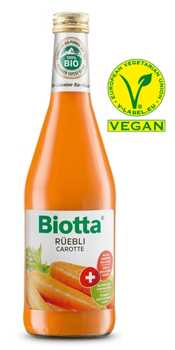 Морковный БИО сок прямого отжима Biotta, 0,5л