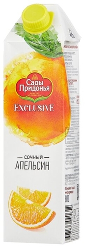 Сок Сады Придонья Exclusive Апельсин, без сахара Светофор 